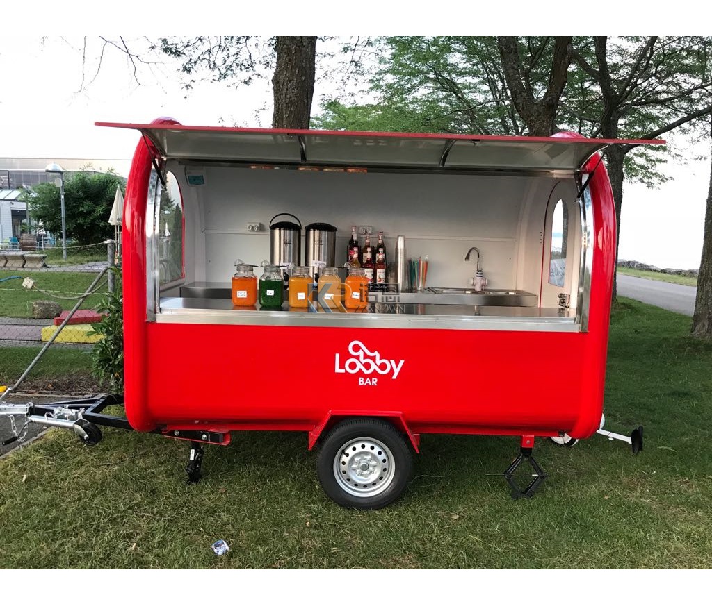 Hot Dog Vending Cart - في الهواء الطلق المحمول هوت دوج