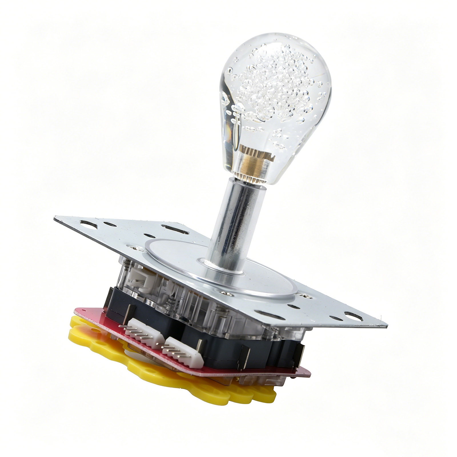 عصا تحكم أركيد LED ملونة بإضاء - مراجعة Joystick Arcade Parts وسعره