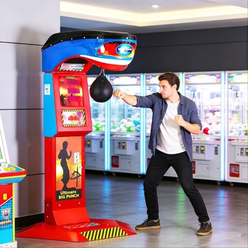 آلة ملاكمة تجارية كبيرة الحجم، - مراجعة Arcade Ticket Machine وسعره